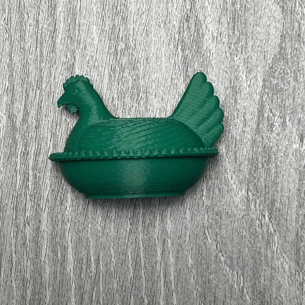 Set 6 Hen On Nest Chicken Fridge Magnets HON 3D Printed Kitchen Farmhouse - Picture 6 of 9